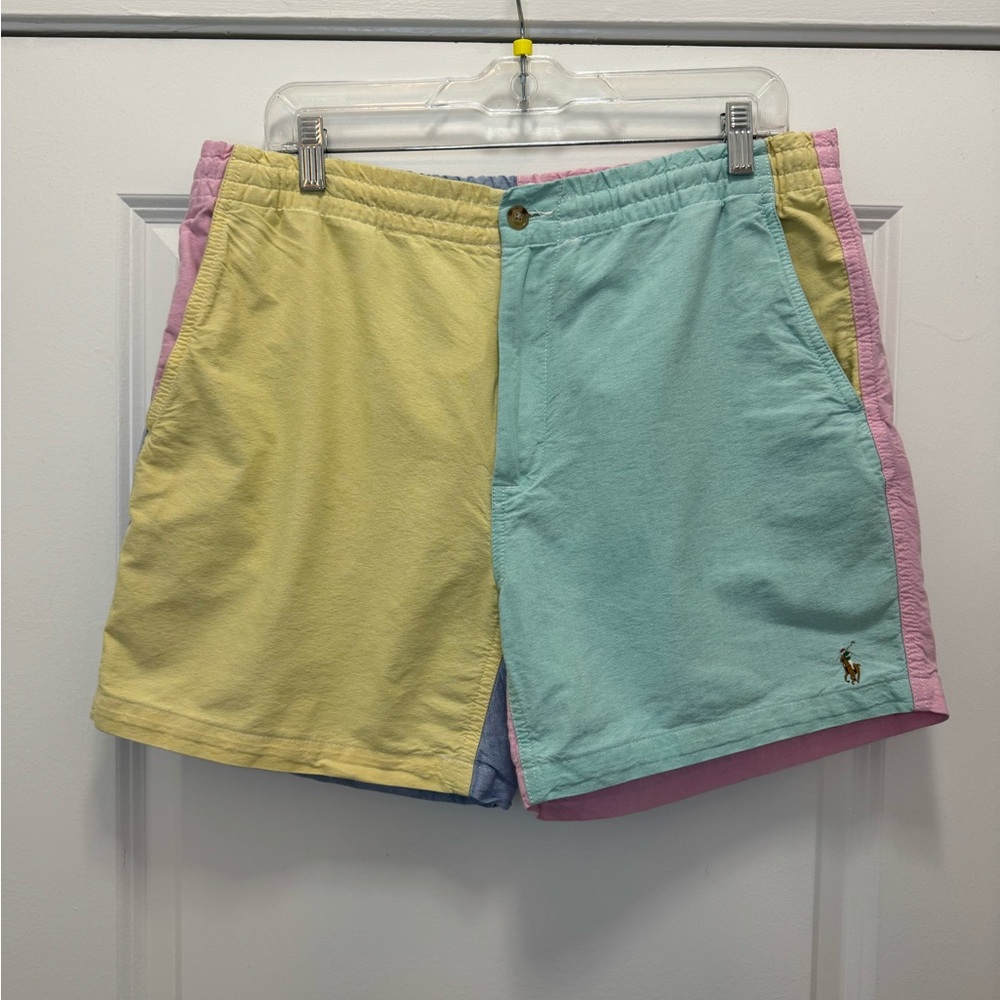 Polo Ralph Lauren Multicolor Colorblock 6” Classic Fit Shorts